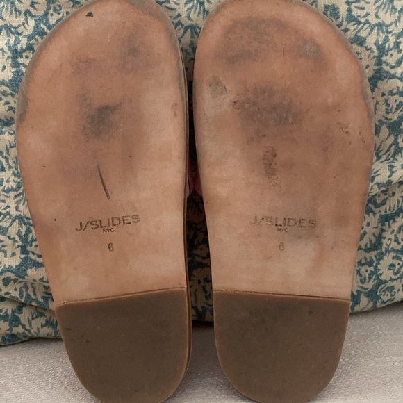 J/Slides - pink leather slides - Picture 4 of 4